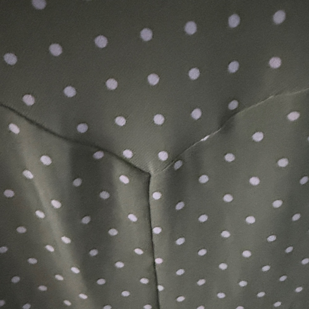 Elegant Green Polka Dot Dress 18w - Picture 3 of 8